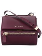 Givenchy Mini 'pandora Box' Shoulder Bag, Women's, Pink/purple, Calf Leather