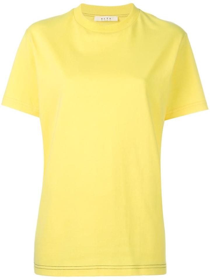 Alyx Boxy T-shirt, Women's, Size: Large, Yellow/orange, Cotton