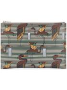 Furla Stork Print Pouch - Multicolour