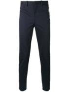 Neil Barrett Cropped Trousers, Men's, Size: 46, Blue, Cotton/polyamide
