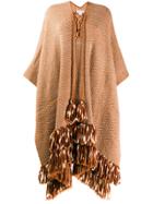 Ulla Johnson Oversized Poncho - Neutrals