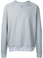 The Upside - Logo Embroidered Sweatshirt - Men - Cotton/polyester/spandex/elastane - L, Grey