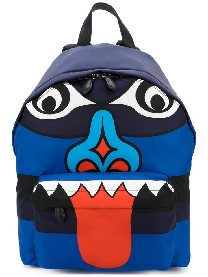 Givenchy Totem Print Backpack - Blue