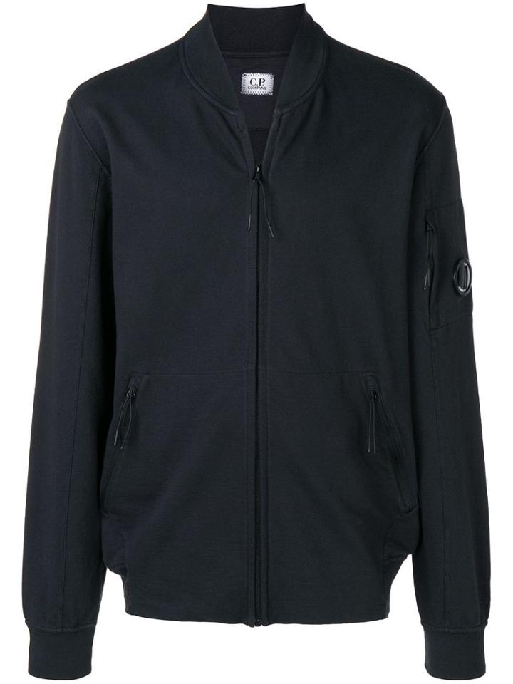 Cp Company Jersey Bomber Jacket - Black