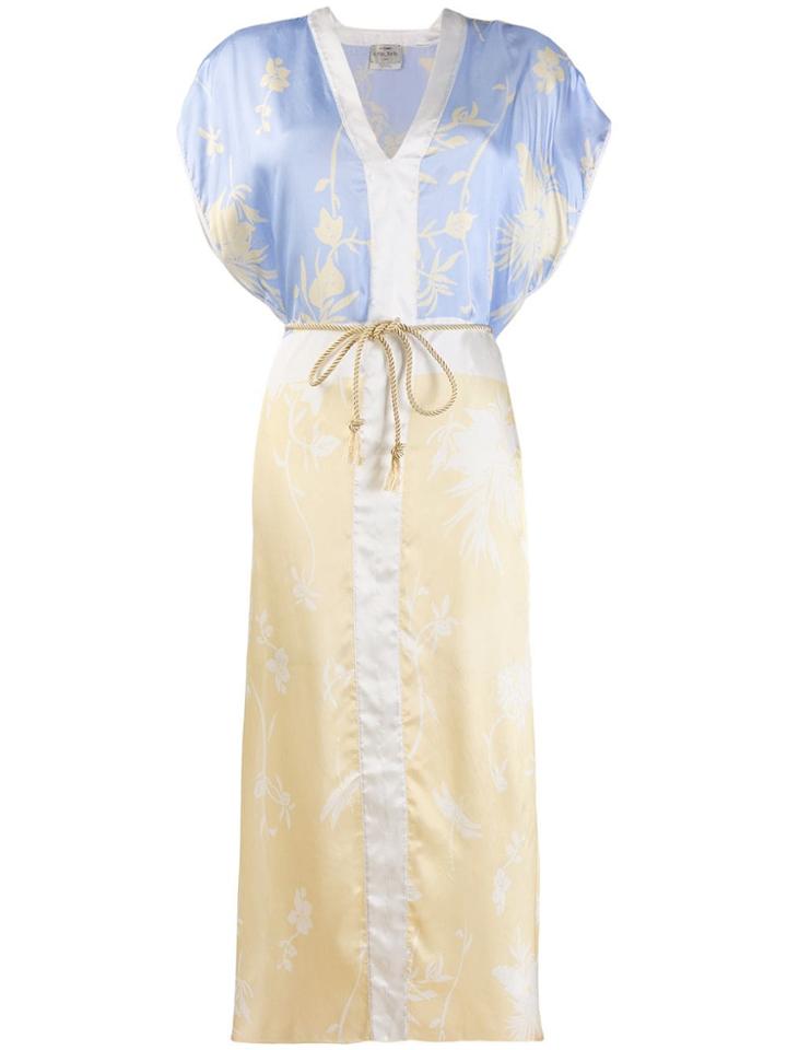 Forte Forte Floral Print Dress - Neutrals