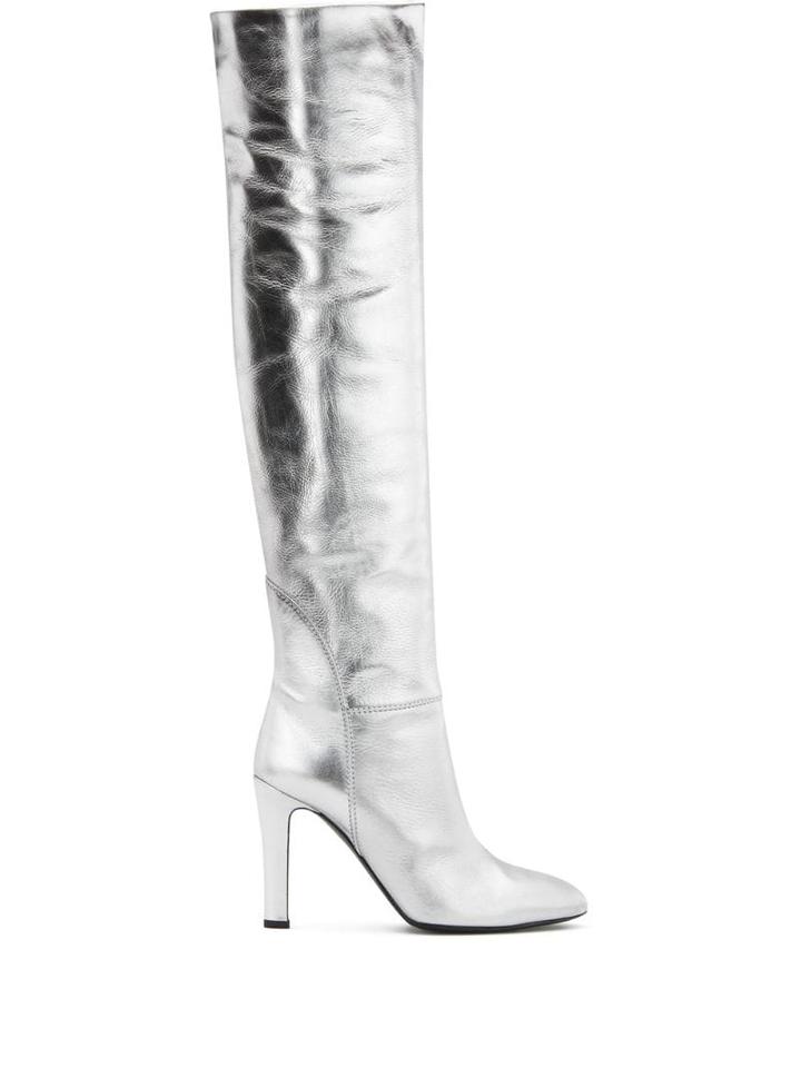 Giuseppe Zanotti Knee Length Boots - Silver