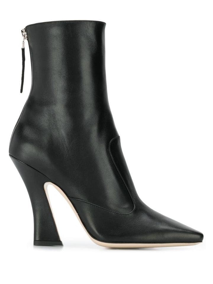 Fendi Square Toe Ankle Boots - Black