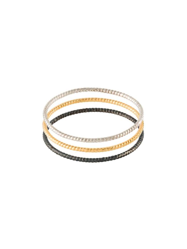 Wouters & Hendrix 'my Favourite' Set Of Three Rings, Women's, Size: 56, Metallic