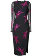 Cinq A Sept - Embellished Dress - Women - Polyester/spandex/elastane/viscose - 12, Blue, Polyester/spandex/elastane/viscose