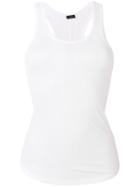 Joseph Exposed Seam Vest Top - White