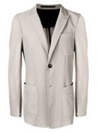 Giorgio Armani Textured Blazer - Neutrals