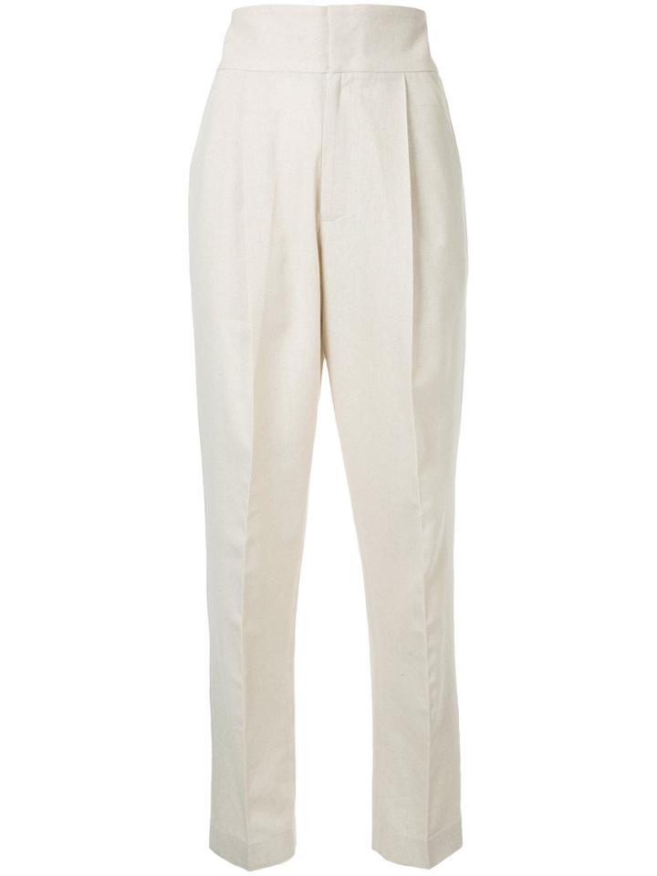 Bambah Cigarette Pants - White