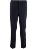 Filippa-k Emma Cropped Tailored Trousers - Blue