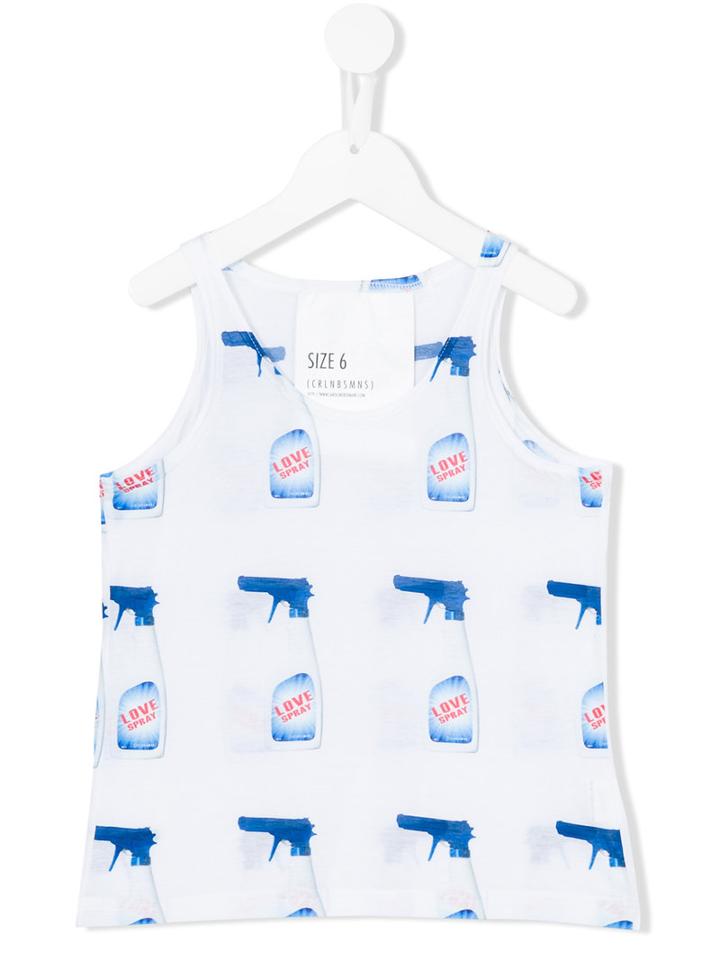 Caroline Bosmans - Hope T-shirt Lovespray - Kids - Cotton - 4 Yrs, White