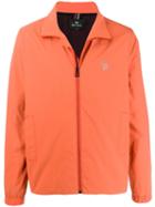 Ps Paul Smith Ruched Cuff Wind Breaker - Orange