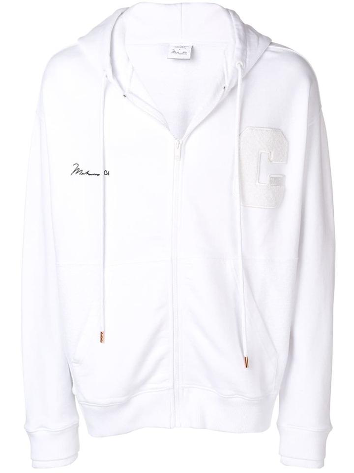 Marcelo Burlon County Of Milan X Muhammad Ali Zip Front Hoodie - White