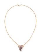 Dezso Shark Tooth And Polkie Diamond Pendant