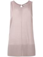 Le Kasha - Knit Tank - Women - Cashmere - M, Pink/purple, Cashmere
