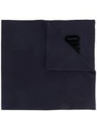 Moschino Embroidered Scarf - Blue