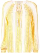 Zeus+dione Striped Blouse - Yellow