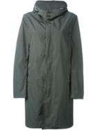 Mackintosh Buttoned Up Raincoat, Women's, Size: 40, Green, Nylon