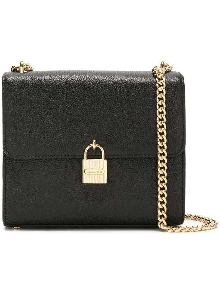 Michael Michael Kors - Buckle Detail Cross Body Bag - Women - Calf Leather - One Size, Women's, Black, Calf Leather