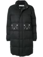 Tu Es Mon Trésor Embellished Cat Coat - Black