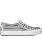 Myswear Conduit Slip-on Sneakers, Men's, Size: 42, Grey, Patent Leather/rubber