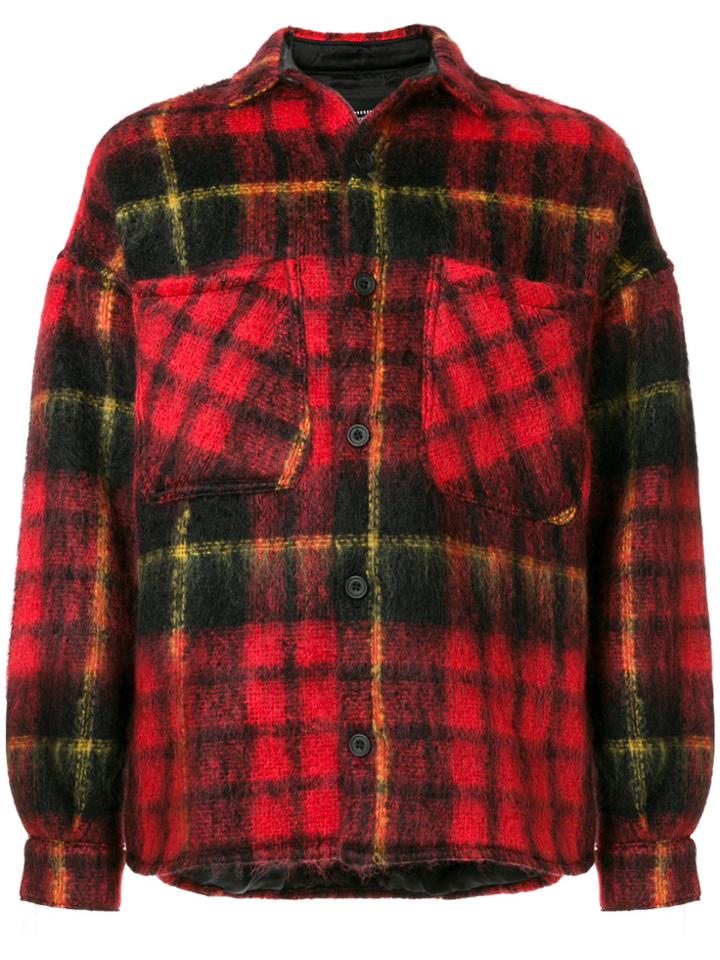 Represent Checked Shirt - Red