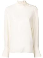 Chloé Embellished Buttons Blouse - Neutrals