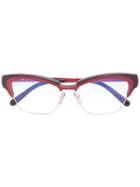 Marni Me2101 Glasses, Red, Acetate/metal