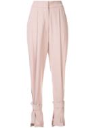Petar Petrov Heram High Waisted Trousers - Pink