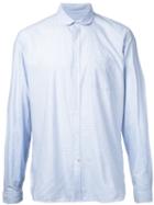 Oliver Spencer - Eton Collar Shirt - Men - Cotton - 16, Blue, Cotton