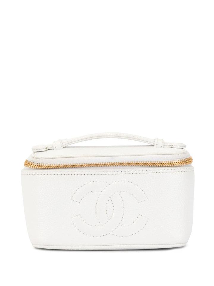 Chanel Pre-owned Cc Cosmetic Bag - White
