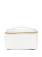 Chanel Pre-owned Cc Cosmetic Bag - White