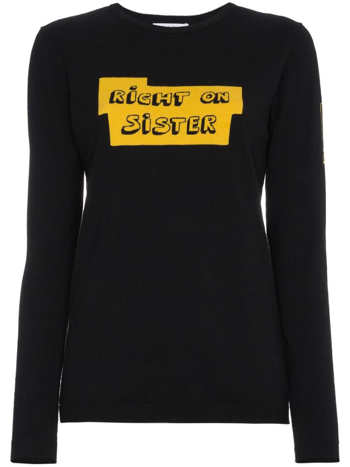 Bella Freud Right On Sister Jumper - Black