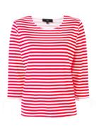 Fay Striped T-shirt - Red