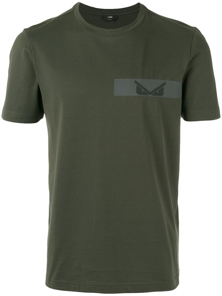 Fendi - Bag Bug T-shirt - Men - Cotton - 48, Green, Cotton