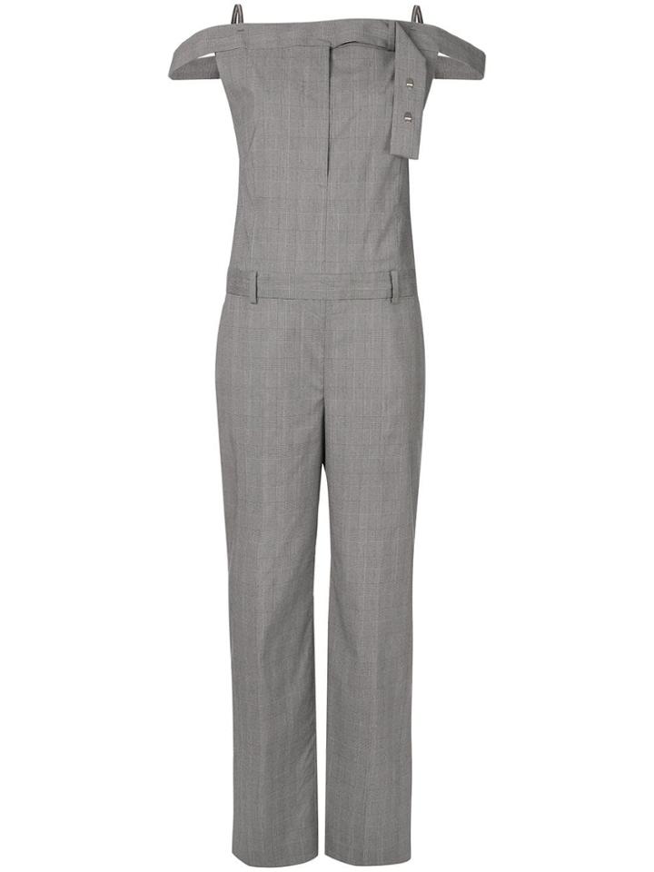 Irene Dropped Shoulder Jump Suit - Grey