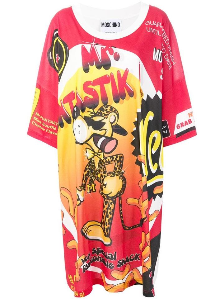 Moschino Pre-owned Fantasy Print Dress - Red