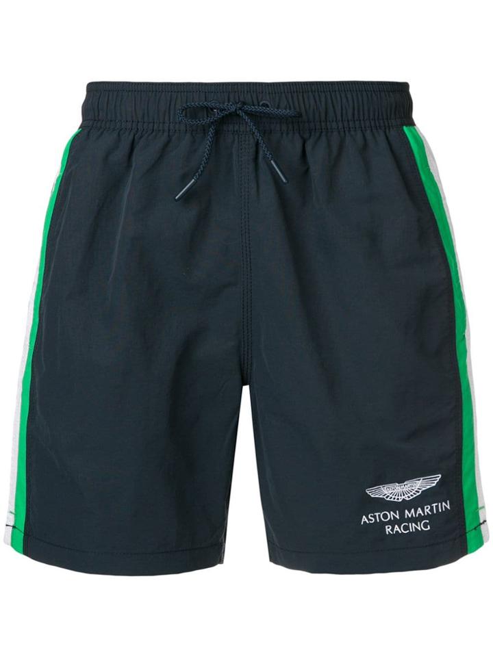 Hackett 'aston Martin Racing' Beach Shorts - Blue