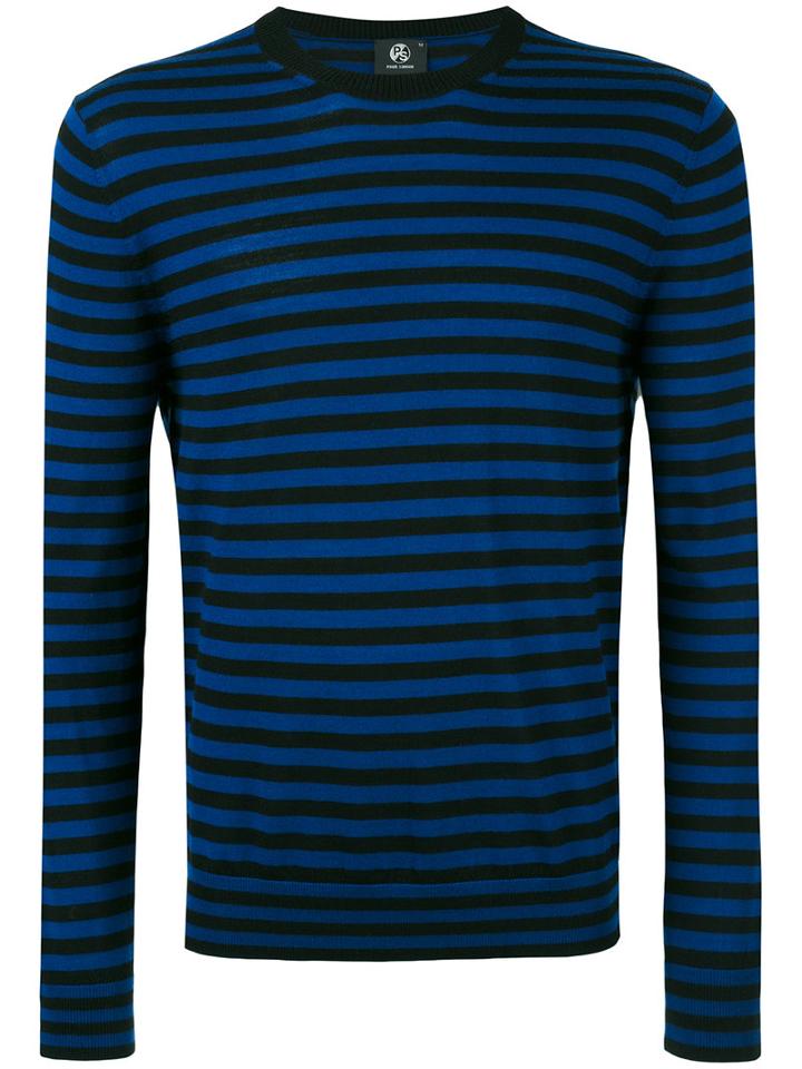 Ps By Paul Smith - Crew Neck Jumper - Men - Merino - Xxl, Blue, Merino
