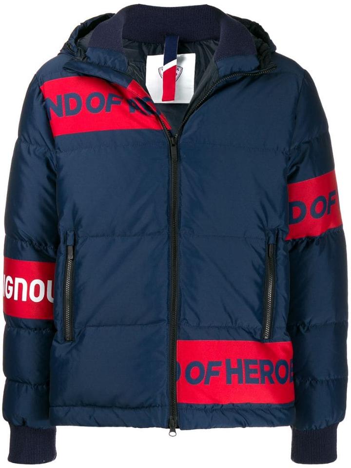 Rossignol Bold Stripe Padded Jacket - Blue