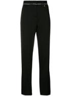 Versace Side Band Tailored Trousers - Black