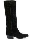 Buttero Knee-length Boots - Black