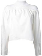 Taro Horiuchi 'combi' Jumper, Women's, White, Wool