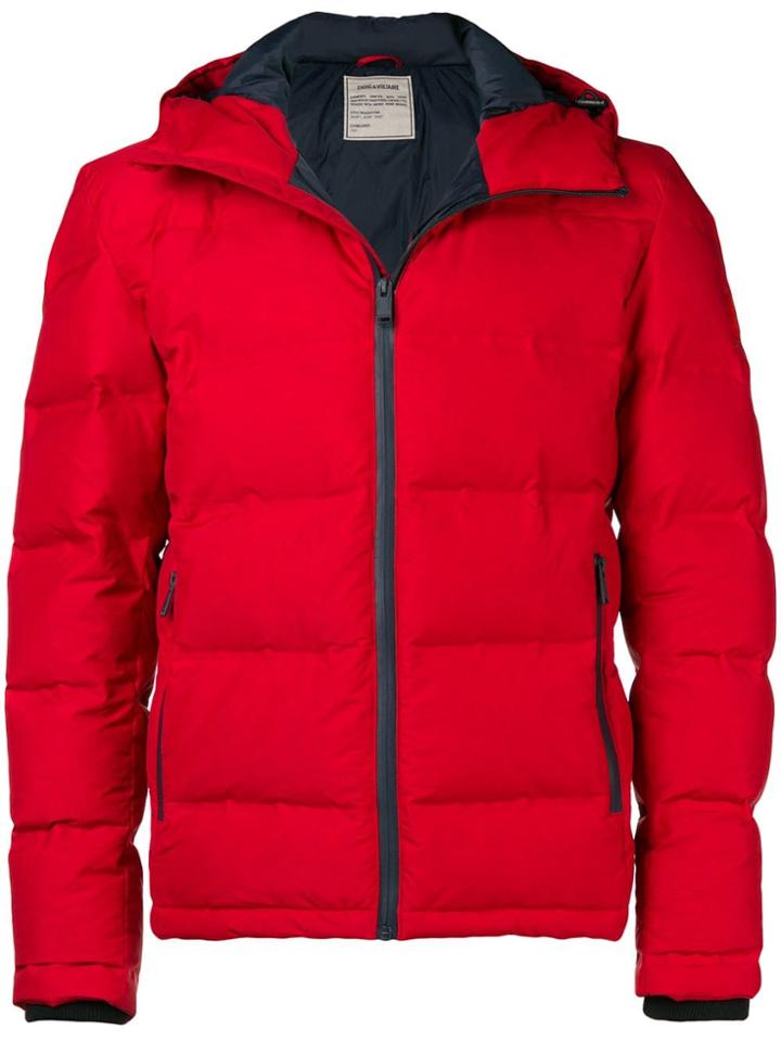 Zadig & Voltaire Boho Hood Padded Jacket - Red