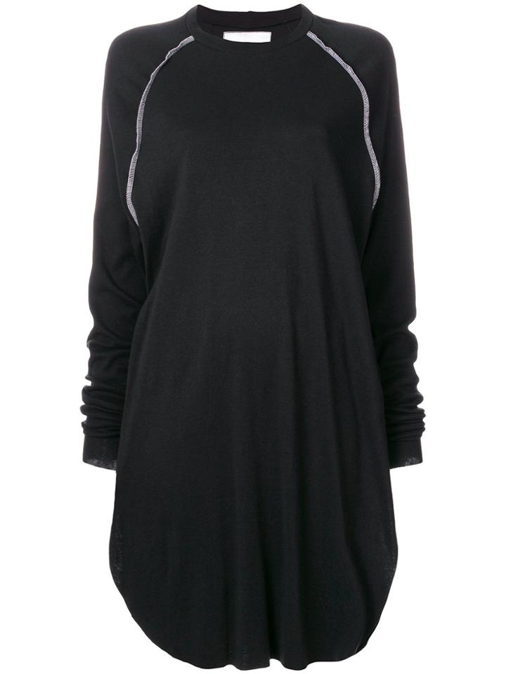 Nelly Johansson Inside-out Sweater Dress - Black
