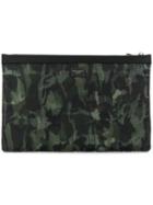 Dolce & Gabbana Camouflage Print Clutch - Brown