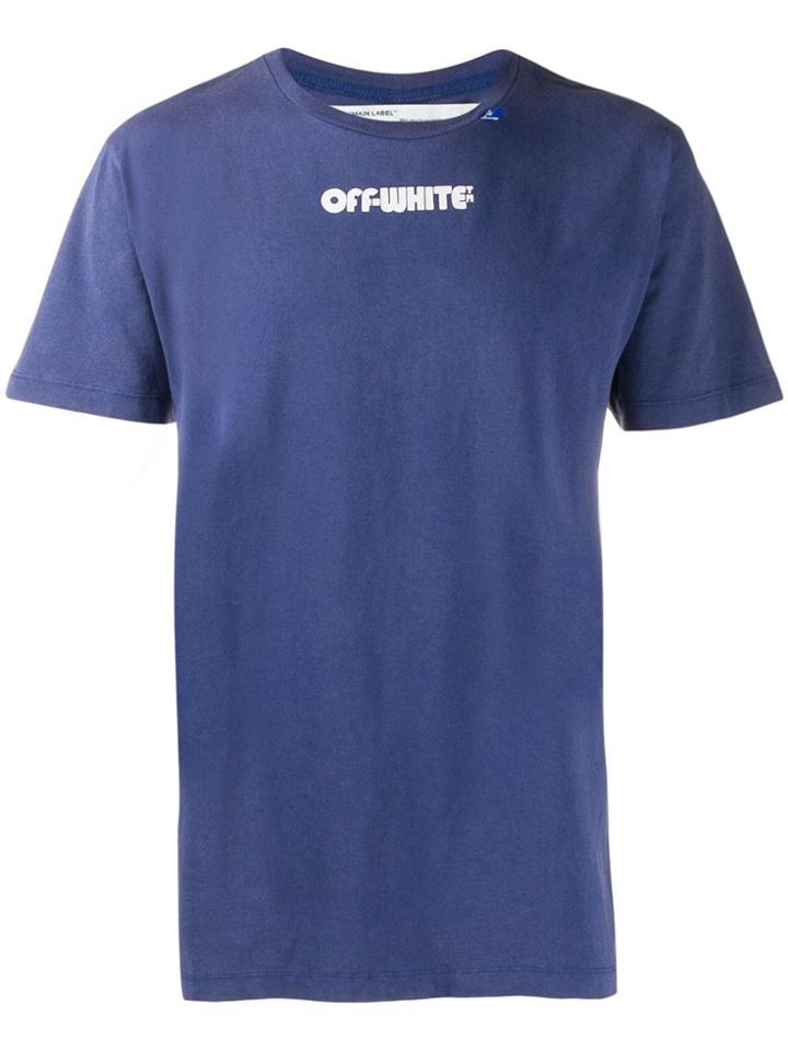Off-white Skull Logo T-shirt - Blue